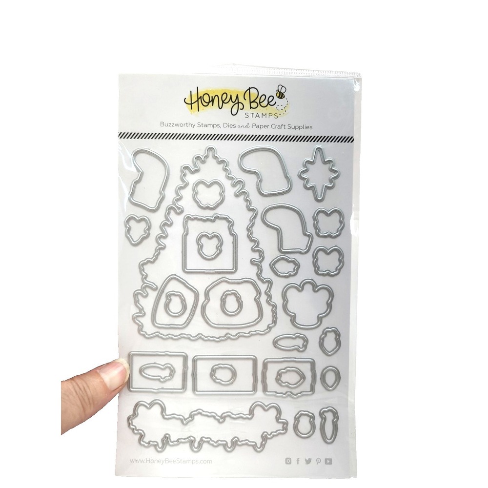 Honeybee Stamps Farmhouse Tree Builder‎ Honey Cuts